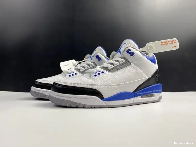 MaikeSneakers Jordan Retro White Air CT8532-040 Blue 3 0422